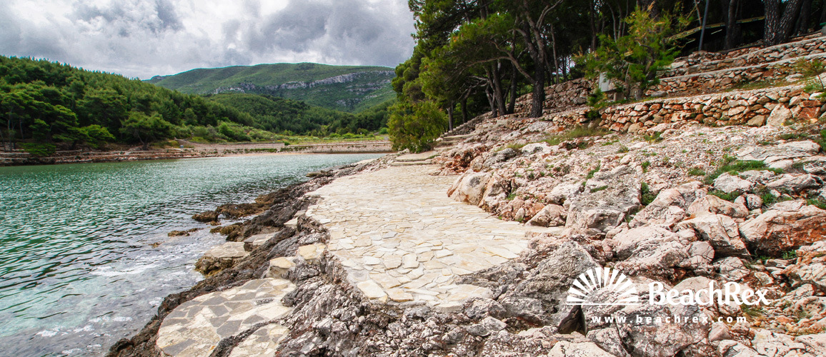 Croatia - Dalmatia  Split - Island Hvar -  Jelsa - Beach Mina