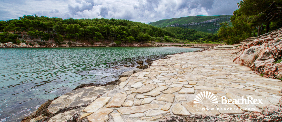 Croatia - Dalmatia  Split - Island Hvar -  Jelsa - Beach Mina