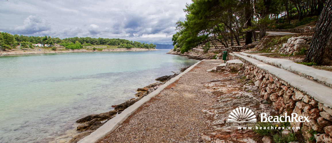 Croatia - Dalmatia  Split - Island Hvar -  Jelsa - Beach Mina