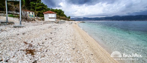 Croazia - Dalmazia  Split - Isola Čiovo -  Slatine - Spiaggia Kava Slatine