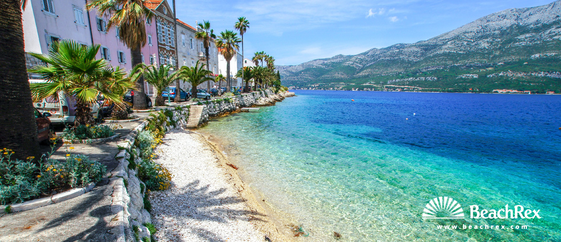 Croatia - Dalmatia  Dubrovnik - Island Korčula -  Korčula - Beach Ispod Duvana