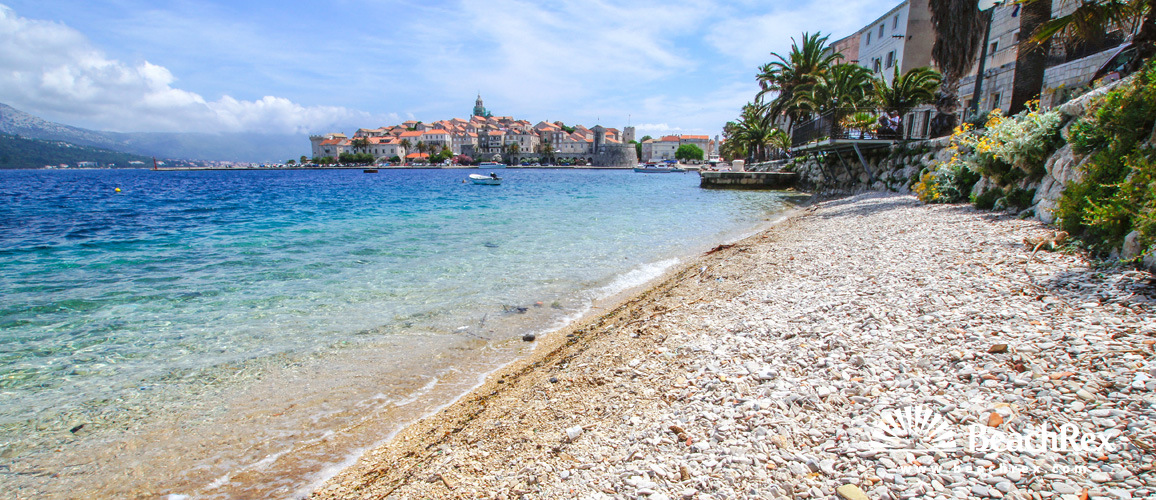 Croatia - Dalmatia  Dubrovnik - Island Korčula -  Korčula - Beach Ispod Duvana