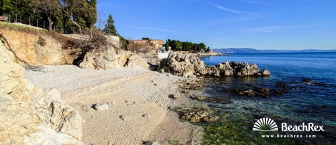 Croazia - Istra -  Rabac - Spiaggia Maršal Tito