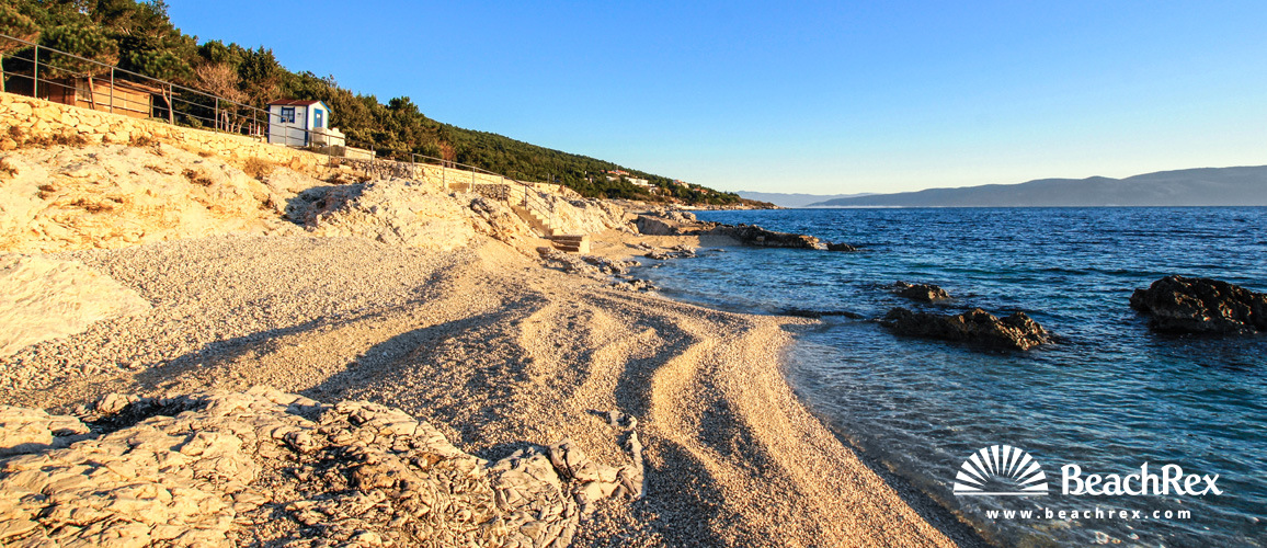 Croazia - Istra -  Rabac - Spiaggia Girandella