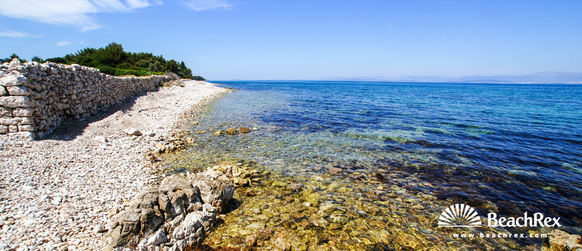 Croatia - Dalmatia  Split - Island Brač -  Mirca - Beach Dolores