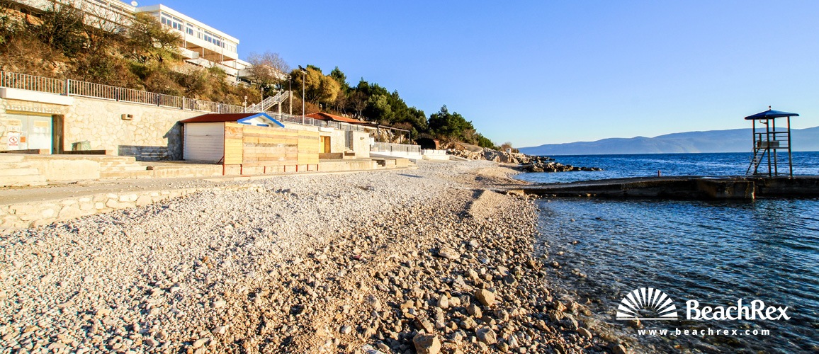 Kroatien - Istra -  Rabac - Strand Sveti Andrea