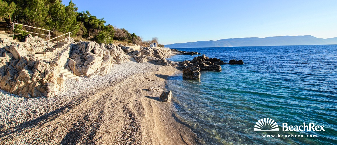 Kroatien - Istra -  Rabac - Strand Sveti Andrea