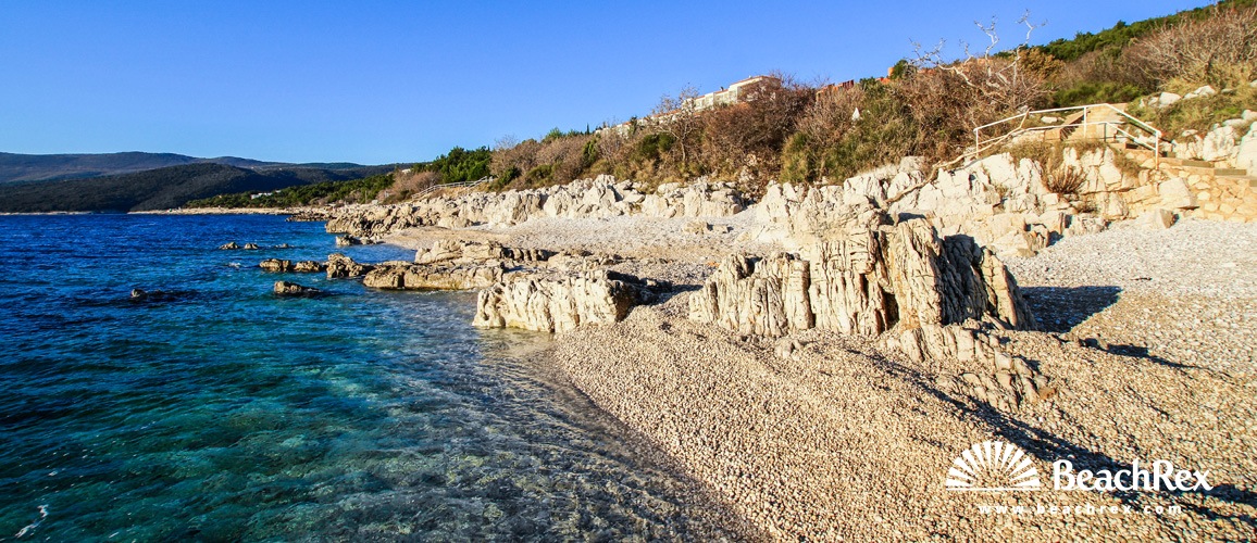 Kroatien - Istra -  Rabac - Strand Sveti Andrea