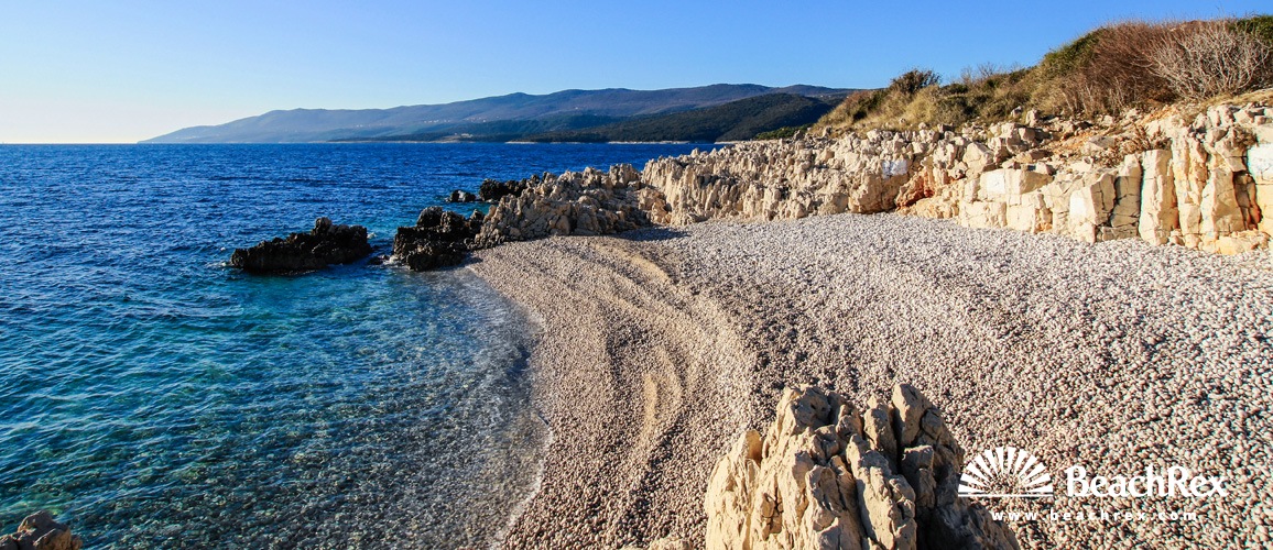 Kroatien - Istra -  Rabac - Strand Sveti Andrea