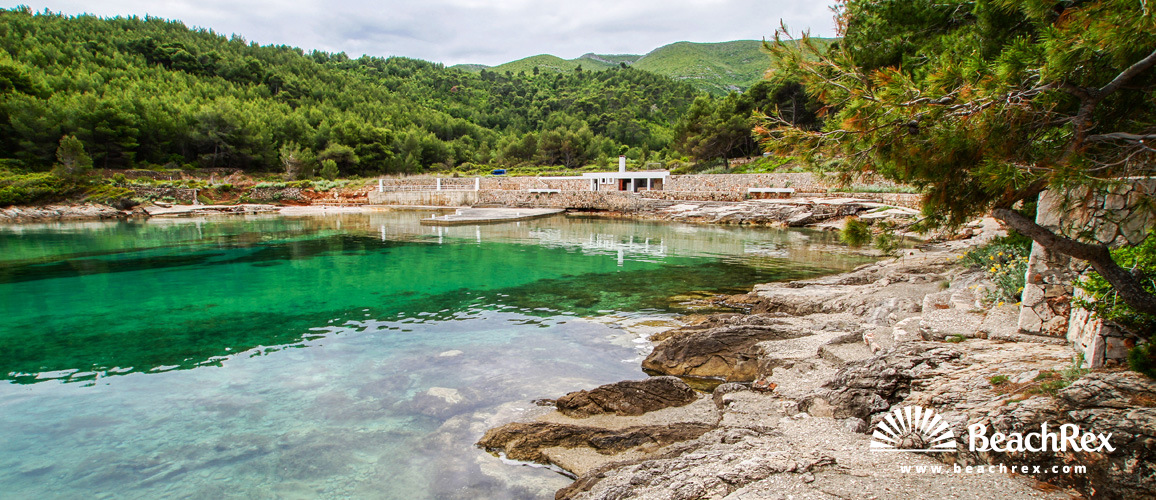 Croatia - Dalmatia  Split - Island Hvar -  Jelsa - Beach Zenčišće