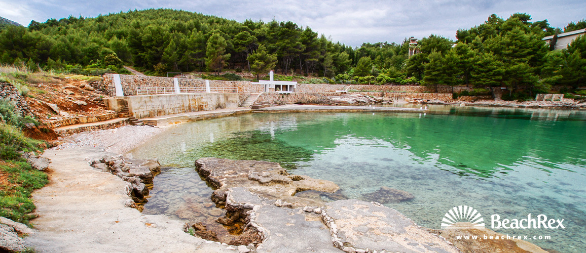 Croatia - Dalmatia  Split - Island Hvar -  Jelsa - Beach Zenčišće