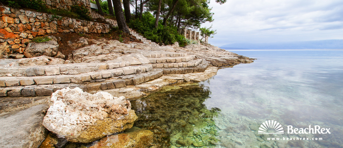 Croatia - Dalmatia  Split - Island Hvar -  Jelsa - Beach Zenčišće