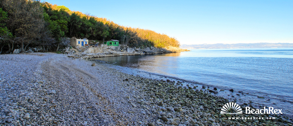 Croatie - Kvarner -  Mošćenička Draga - Plage Cesarova