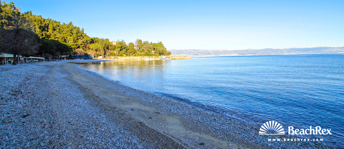 Hrvaška - Kvarner -  Medveja - Plaža Medveja