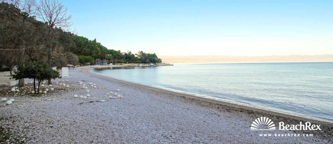Hrvaška - Kvarner -  Medveja - Plaža Medveja