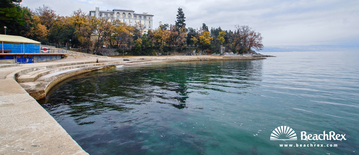 Croatia - Kvarner -  Lovran - Beach Kvarner