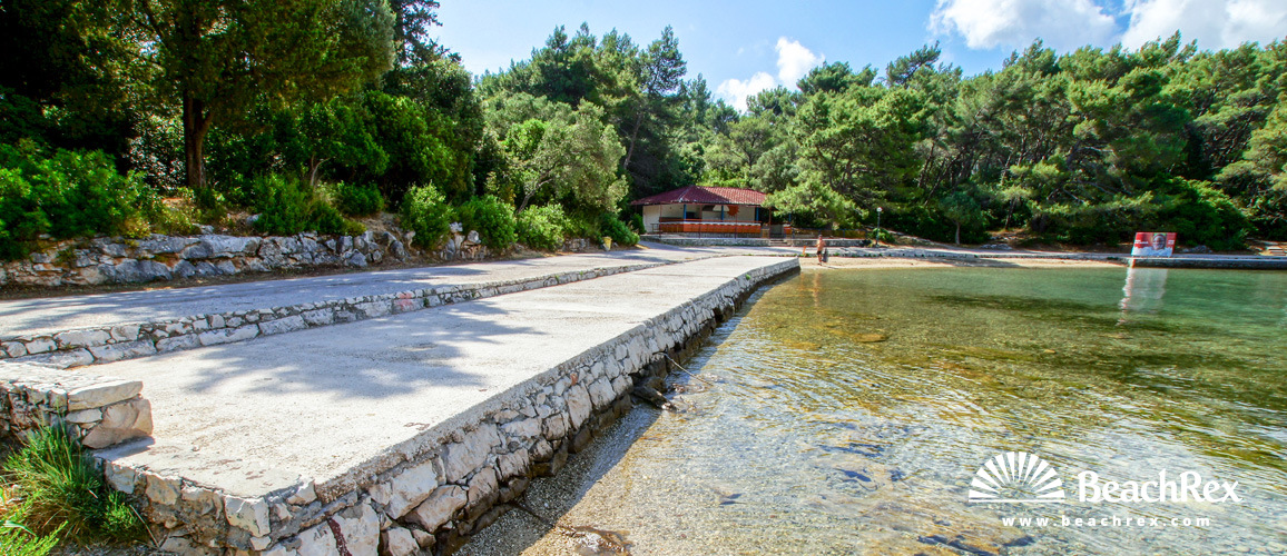 Croatie - Dalmatie  Dubrovnik - Ile Korčula -  Korčula - Plage Luka Korčulanska