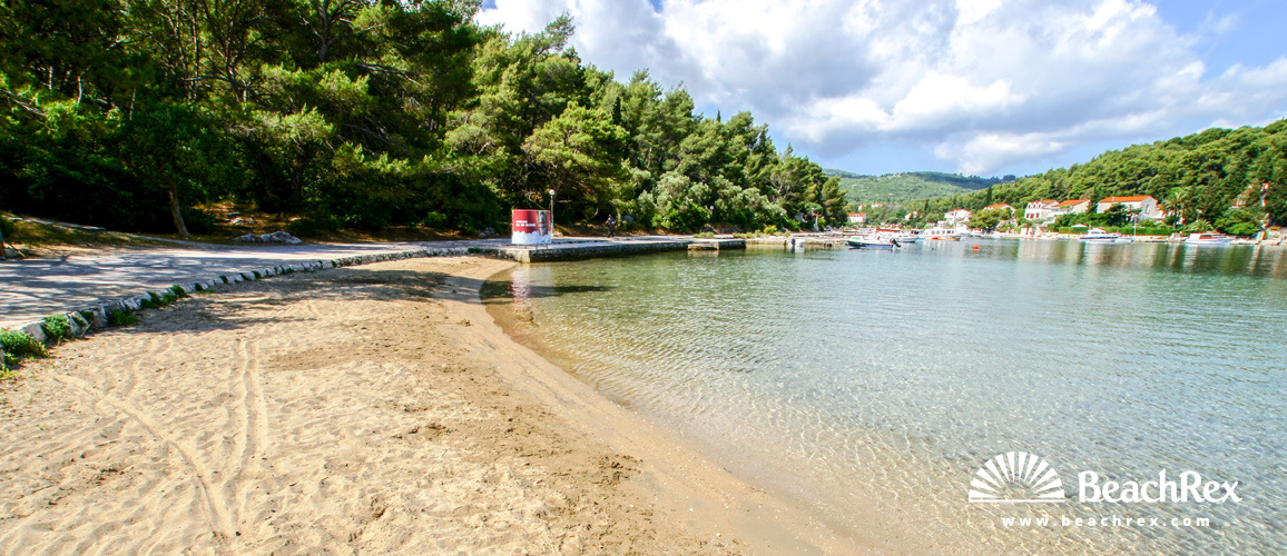 Croatie - Dalmatie  Dubrovnik - Ile Korčula -  Korčula - Plage Luka Korčulanska