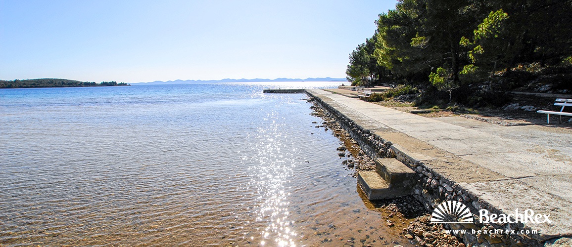 Croatia - Dalmatia  Zadar - Island Ugljan -  Kukljica - Beach Velika Sabuša