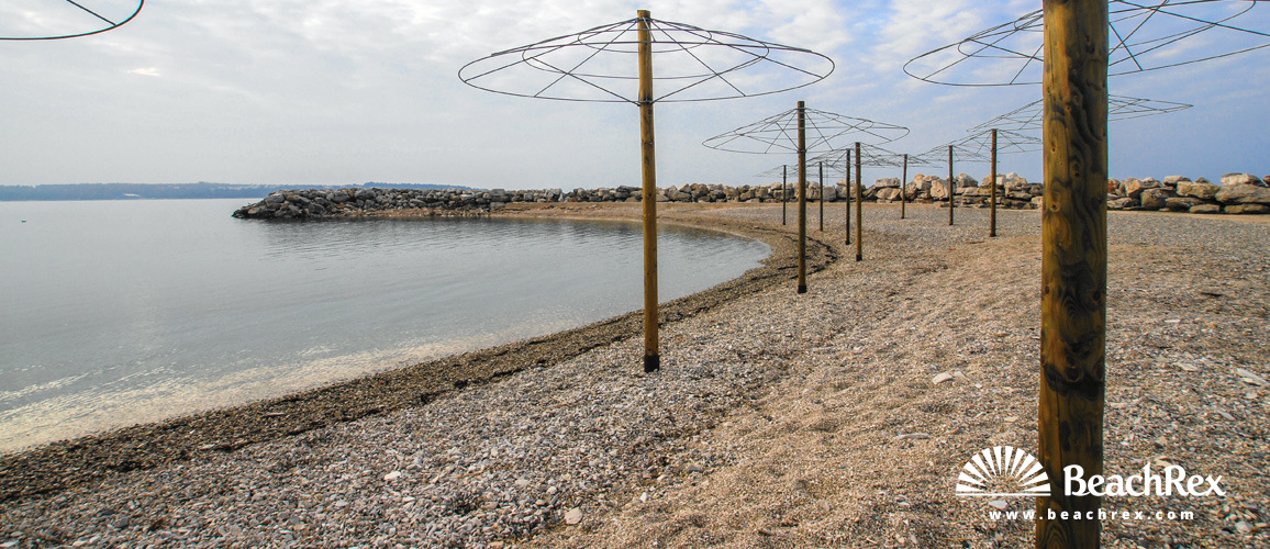 Kroatien - Istra -  Novigrad - Strand Sirena