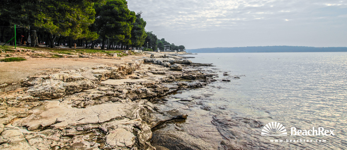 Kroatien - Istra -  Novigrad - Strand Sirena