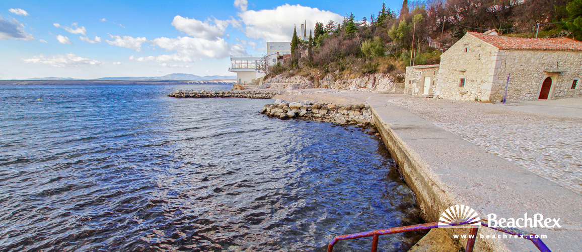 Kroatien - Kvarner -  Dramalj - Strand Dramalj