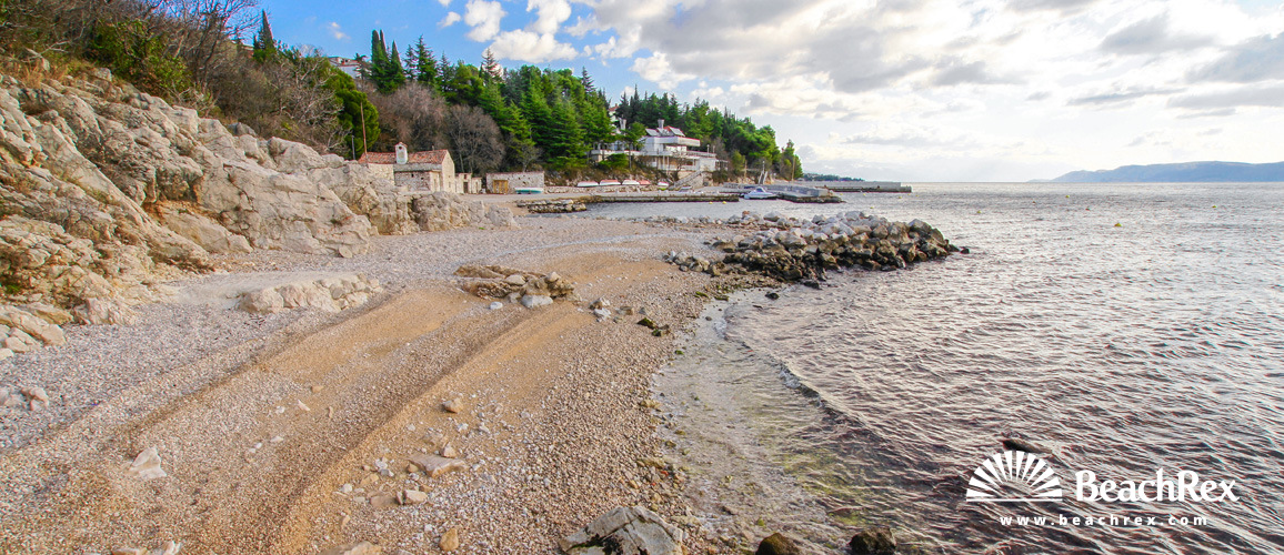 Kroatien - Kvarner -  Dramalj - Strand Dramalj