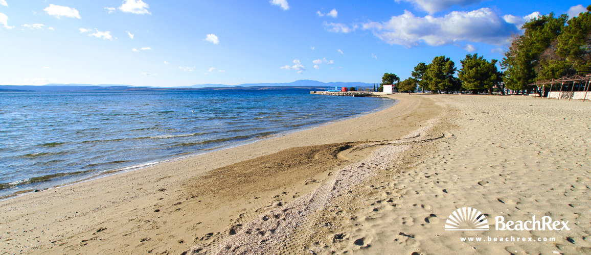 Croatie - Kvarner -  Crikvenica - Plage Crni Molo