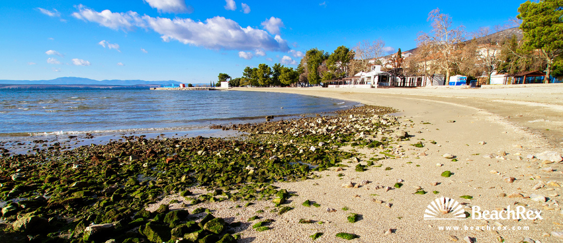 Croatie - Kvarner -  Crikvenica - Plage Crni Molo