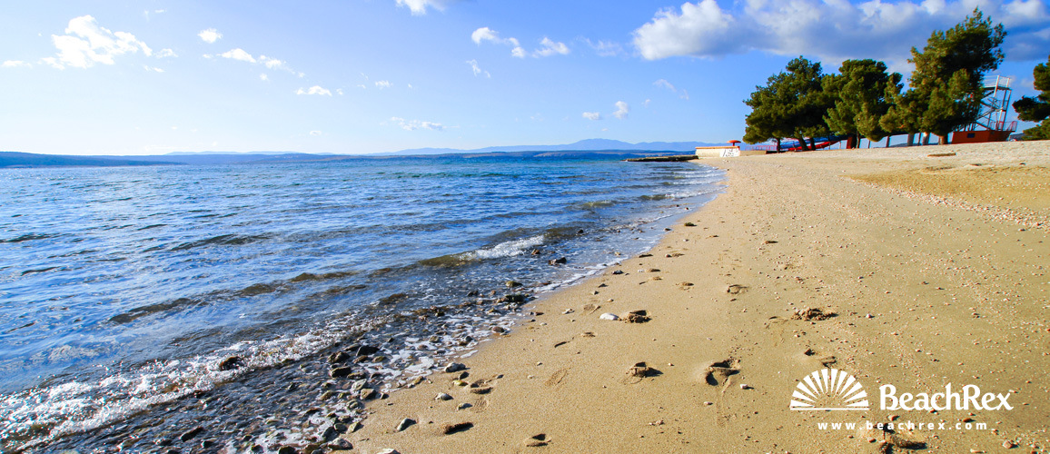 Croatie - Kvarner -  Crikvenica - Plage Crni Molo