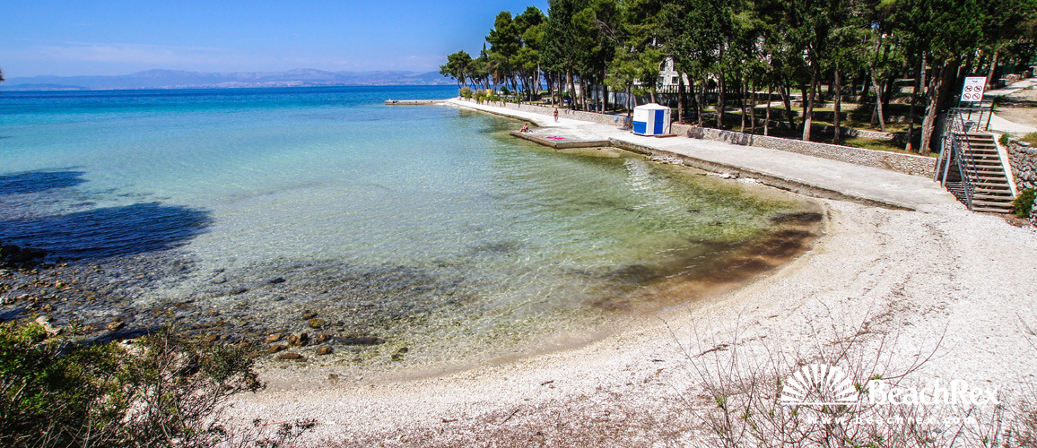 Kroatien - Dalmatien  Split - Insel Brač -  Supetar - Strand Tri Mosta
