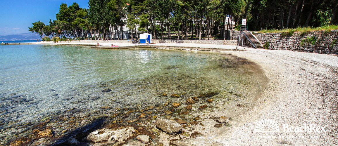 Kroatien - Dalmatien  Split - Insel Brač -  Supetar - Strand Tri Mosta