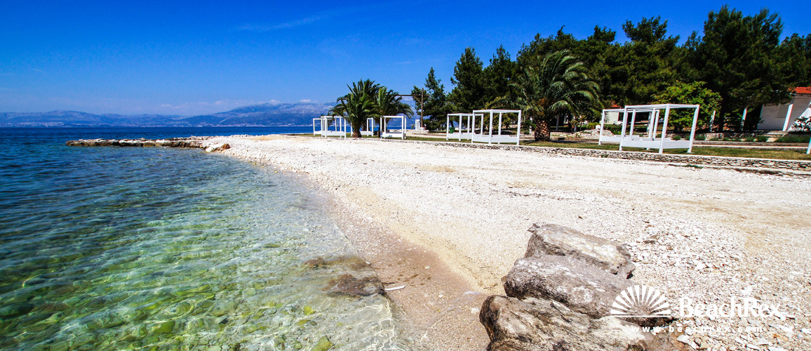 Kroatien - Dalmatien  Split - Insel Brač -  Supetar - Strand Tri Mosta