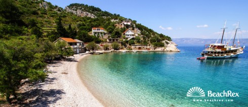 Croatia - Dalmatia  Split - Island Hvar -  Jelsa - Beach Mala Stiniva