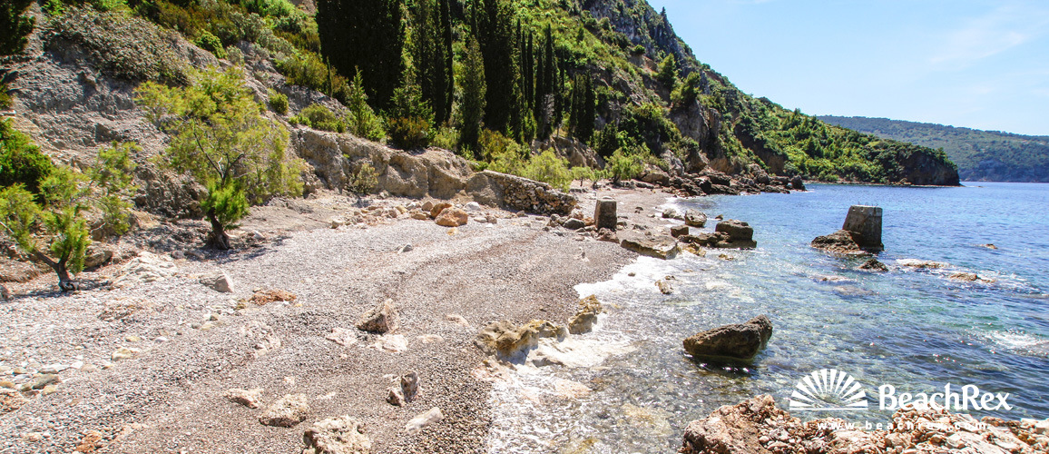 Croatia - Dalmatia  Split - Island Vis -  Komiža - Beach Novo Pošta