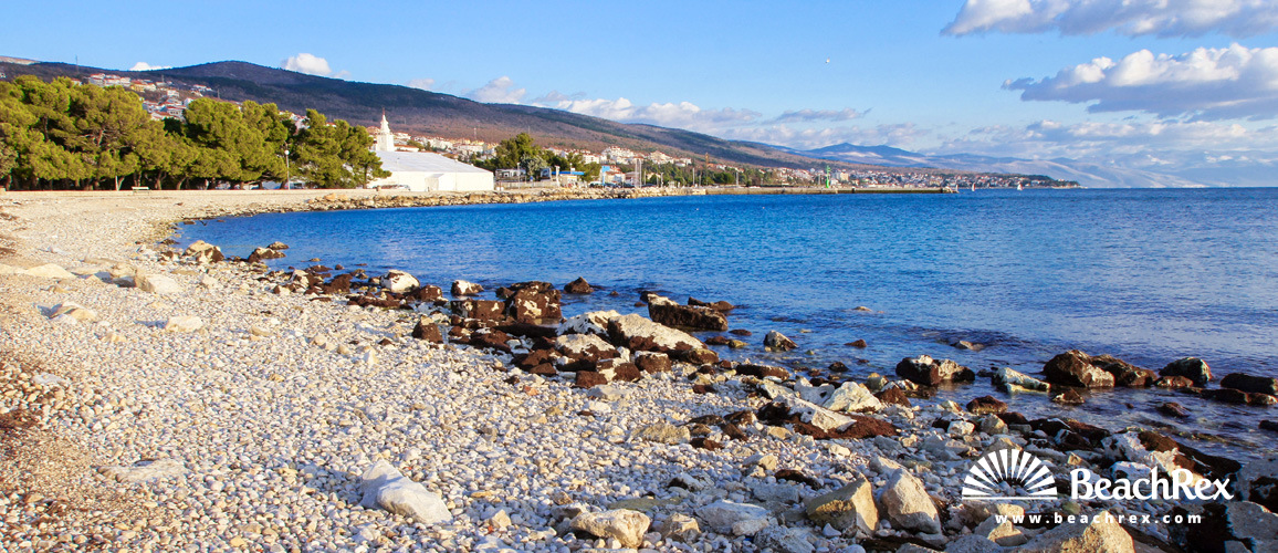 Croatie - Kvarner -  Crikvenica - Plage International
