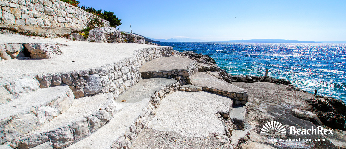 Croatia - Dalmatia  Split - Island Čiovo -  Okrug Gornji - Beach Rastića