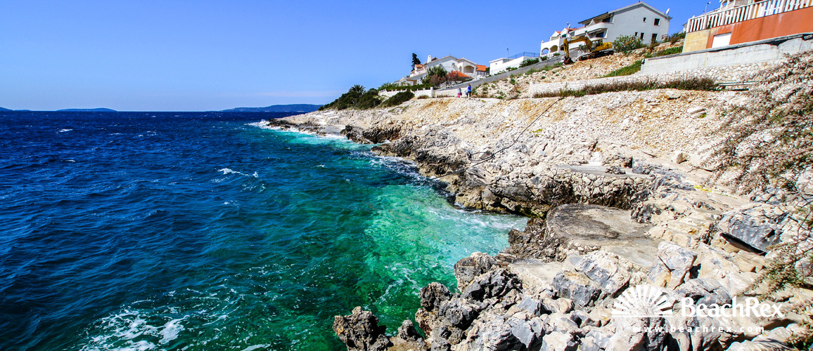 Croatia - Dalmatia  Split - Island Čiovo -  Okrug Gornji - Beach Rastića