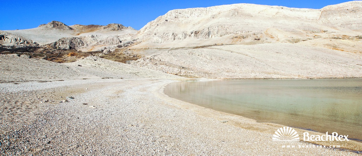 Hrvatska - Lika - Otok Pag -  Metajna - Plaža Ručica