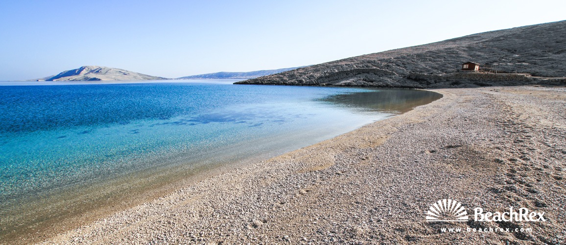 Hrvatska - Lika - Otok Pag -  Metajna - Plaža Ručica