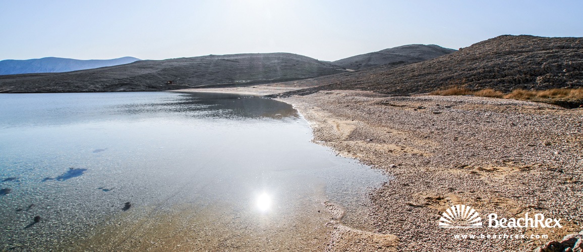 Hrvatska - Lika - Otok Pag -  Metajna - Plaža Ručica