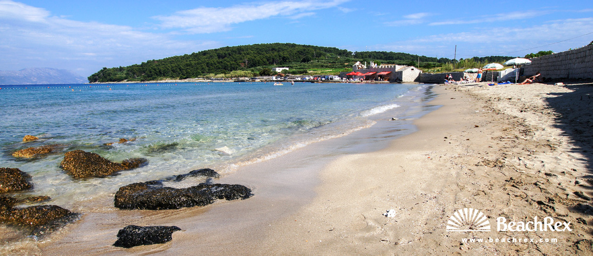 Croatia - Dalmatia  Dubrovnik - Island Korčula -  Lumbarda - Beach Bilin Žal