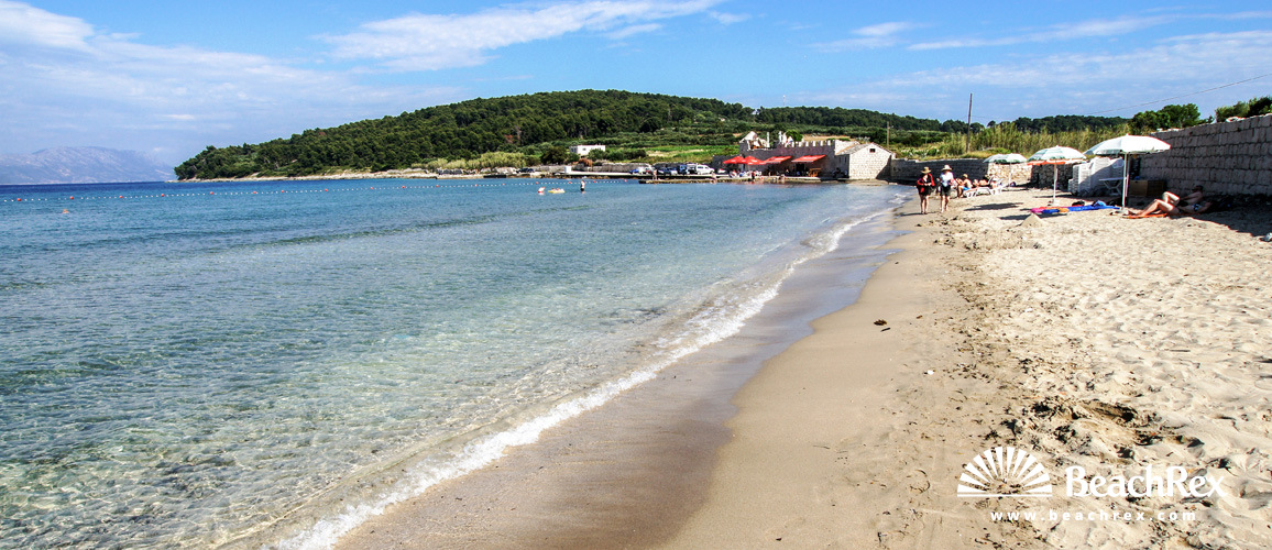 Croatia - Dalmatia  Dubrovnik - Island Korčula -  Lumbarda - Beach Bilin Žal