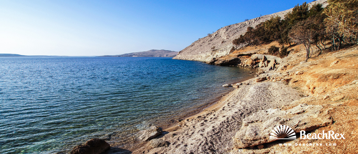 Croatia - Lika - Island Pag -  Metajna - Beach Sunčana Metajna
