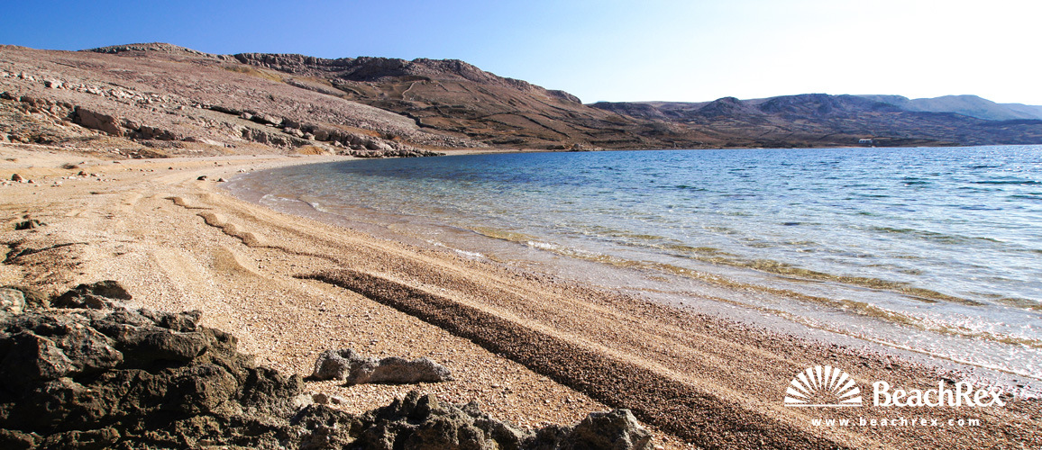 Croatia - Lika - Island Pag -  Zubovići - Beach Dražica