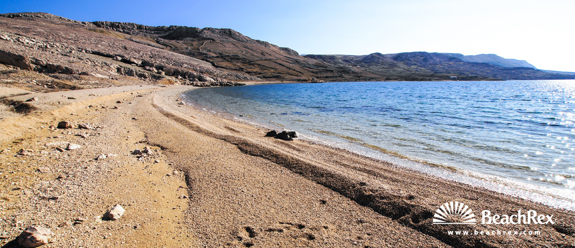 Croatia - Lika - Island Pag -  Zubovići - Beach Dražica