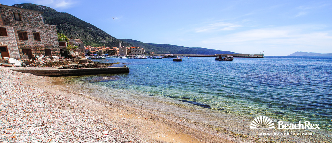 Croatie - Dalmatie  Split - Ile Vis -  Komiža - Plage Bjažićovo
