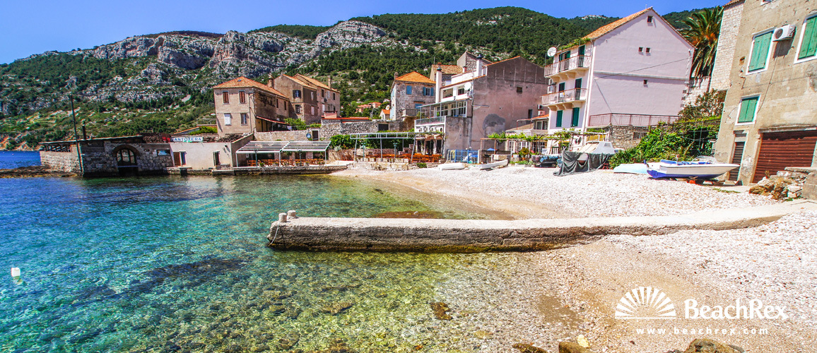 Croatie - Dalmatie  Split - Ile Vis -  Komiža - Plage Bjažićovo