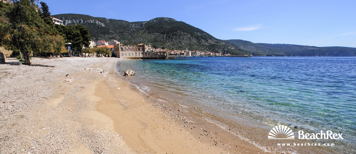 Croatia - Dalmatia  Split - Island Vis -  Komiža - Beach Gusarica