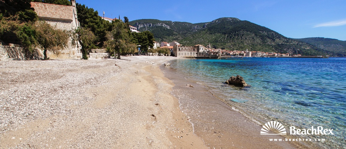 Croatia - Dalmatia  Split - Island Vis -  Komiža - Beach Gusarica